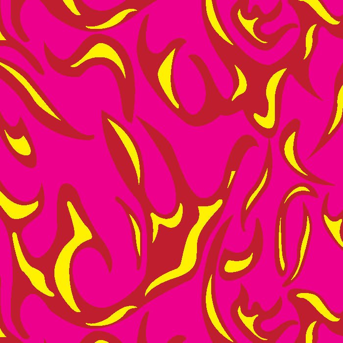Flames Fire Pattern Printed Sublimation Spandex | Spandexbyyard