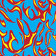 SPT 6623 Flames - Spandexbyyard