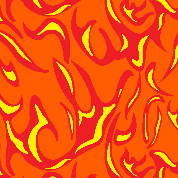 Flames Fire Pattern Printed Sublimation Spandex | Spandexbyyard