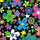 SPT - 6641 - Flower Stars 3 - Spandexbyyard