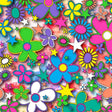 SPT - 6641 - Flower Stars 3 - Spandexbyyard