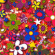 SPT - 6641 - Flower Stars 3 - Spandexbyyard