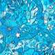 SPT - 6642 - Flower Stars 4 - Spandexbyyard
