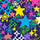 SPT - 6643 - Graffiti Stars - Spandexbyyard