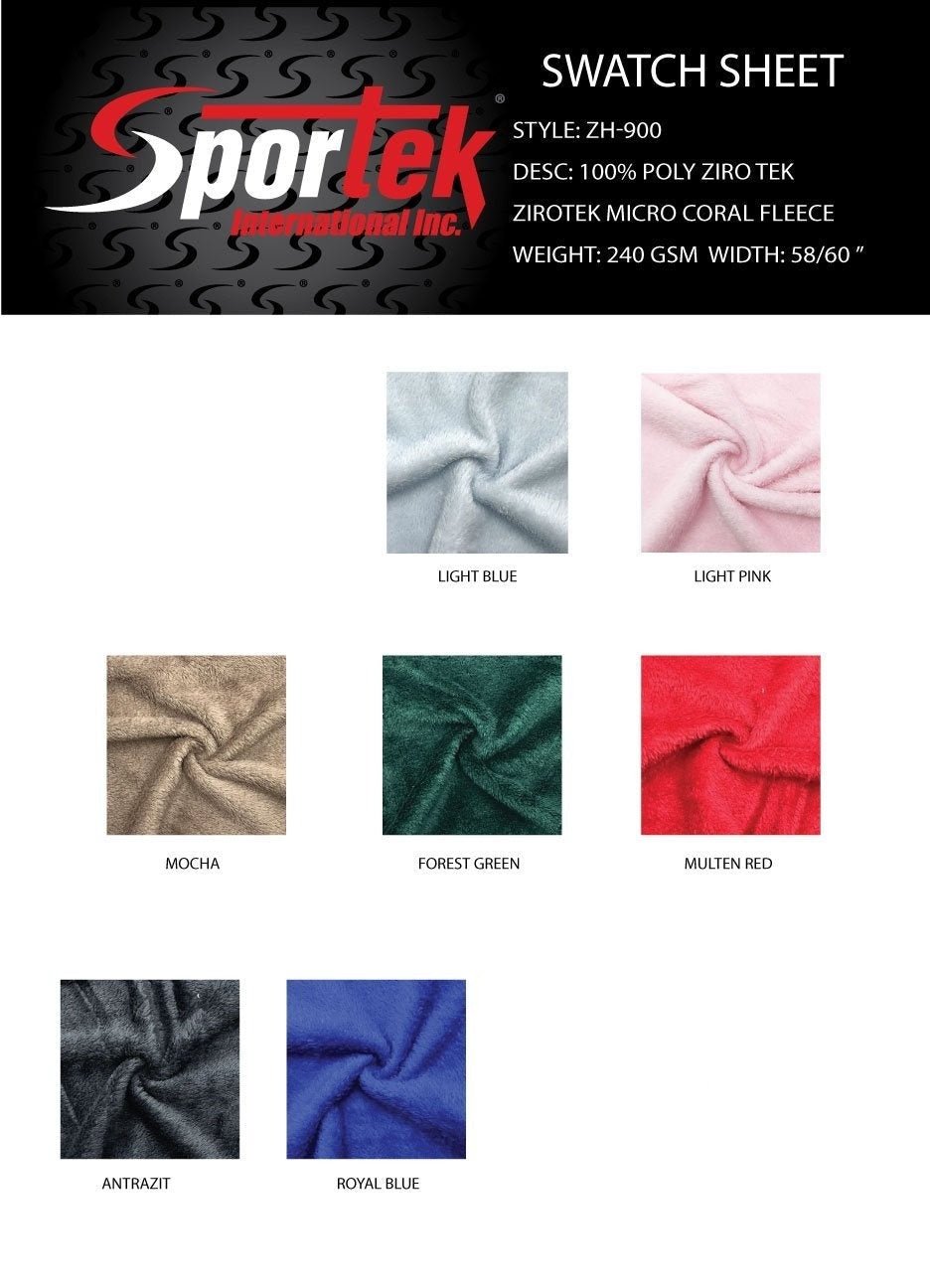 ZH - 900 | Ziro Tek Coral Micro Denier Fleece ZiroTek micro coral fleece - Spandexbyyard